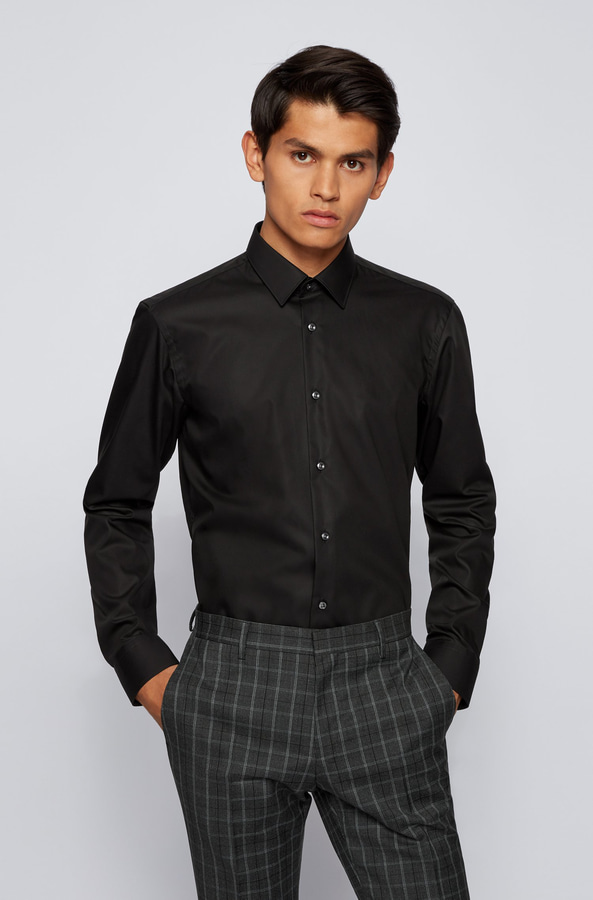 ΠΟΥΚΑΜΙΣΟ BOSS - 001 ΜΑΥΡΟ